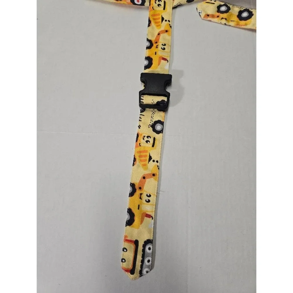 Yeroly Kids Yellow Construction‎ Truck Print Backpack Small Toddler School Bag